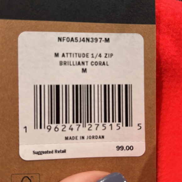 North face Attitude 1/4 zip fleece top - Picture 11 of 11